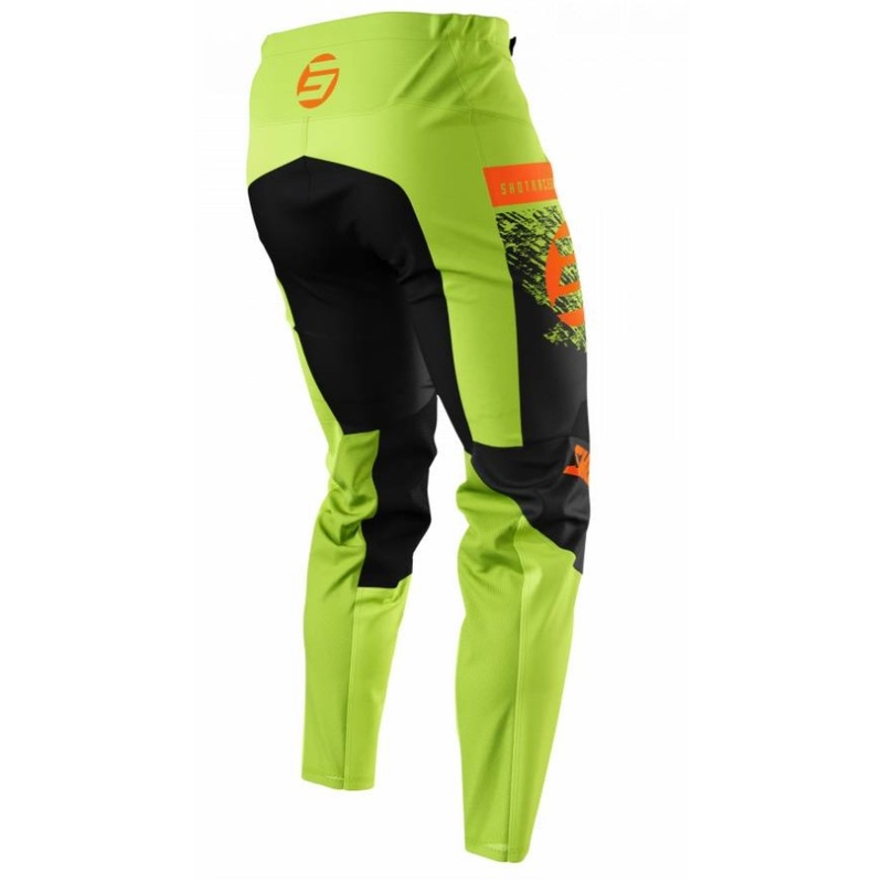 Kinder Motocross-Hose Shot Devo Roll orange-grün Ausverkauf