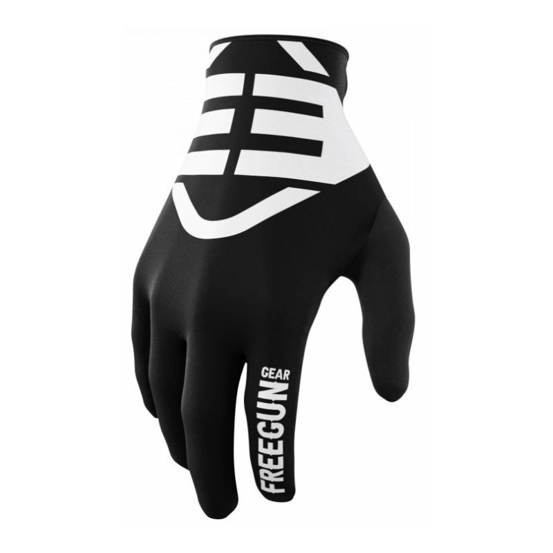 Motocross-Handschuhe Shot Devo Skin weiß-schwarz