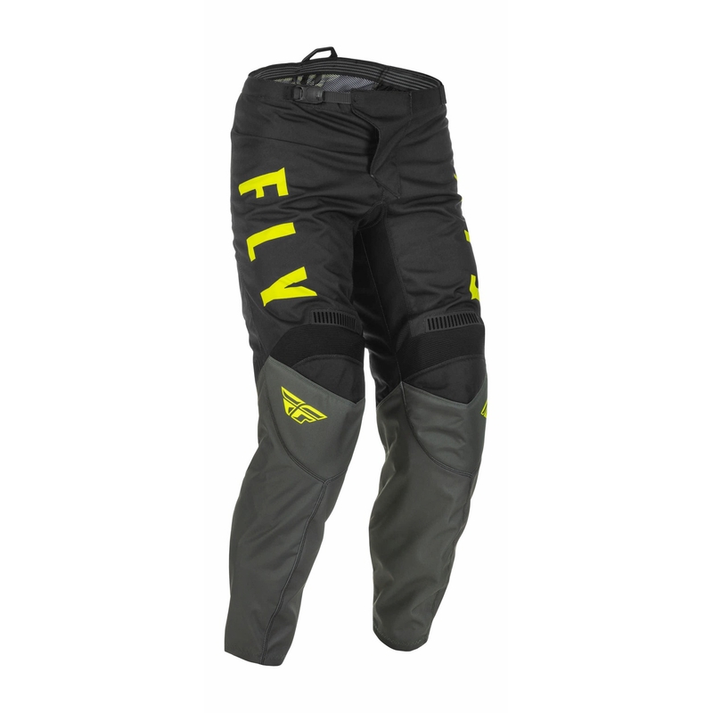 Motocross-Hose FLY Racing F-16 2022 grau-schwarz-fluo gelb