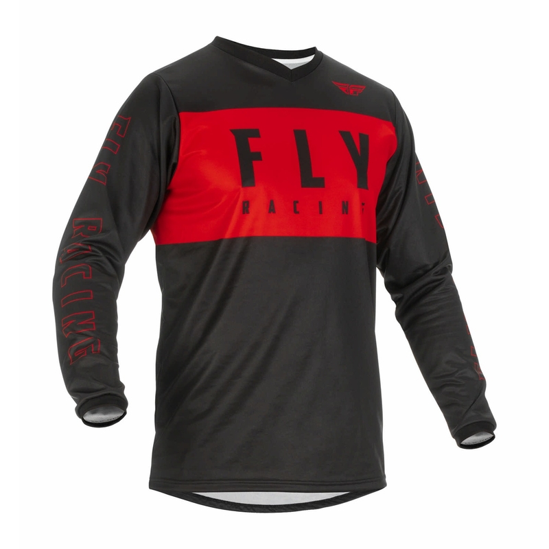 Motocross Trikot FLY Racing F-16 2022 schwarz-rot