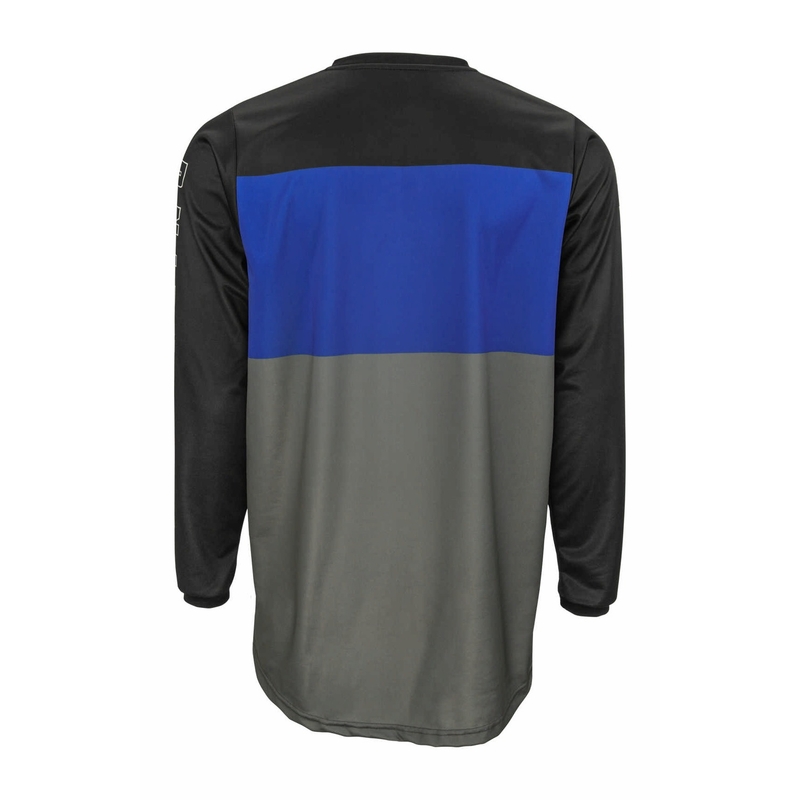 Motocross-Trikot FLY Racing F-16 2022 grau-schwarz-blau