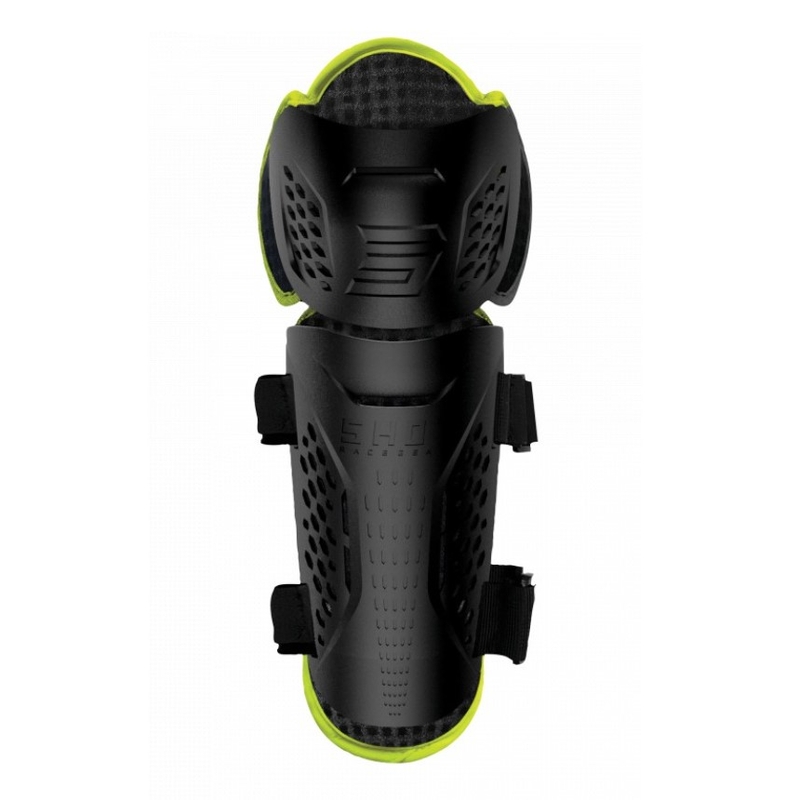 Knieschoner Shot Optimal 2.0 schwarz-fluo gelb
