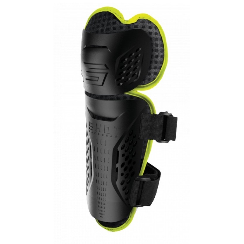 Knieschoner Shot Optimal 2.0 schwarz-fluo gelb