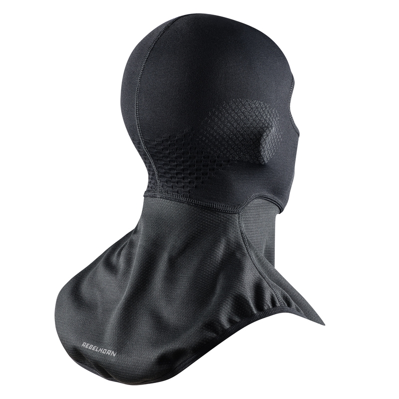 Rebelhorn Therm II Wind Schwarz Helm Thermohaube