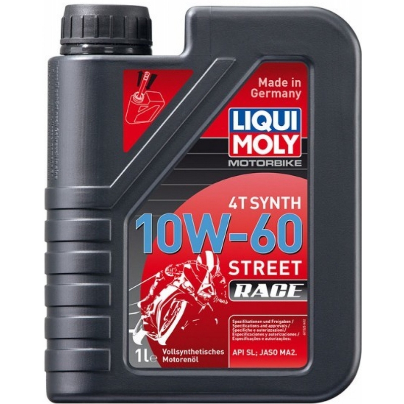 Motoröl LIQUI MOLY Motorbike 4T Synth 10W60 Race 1 l