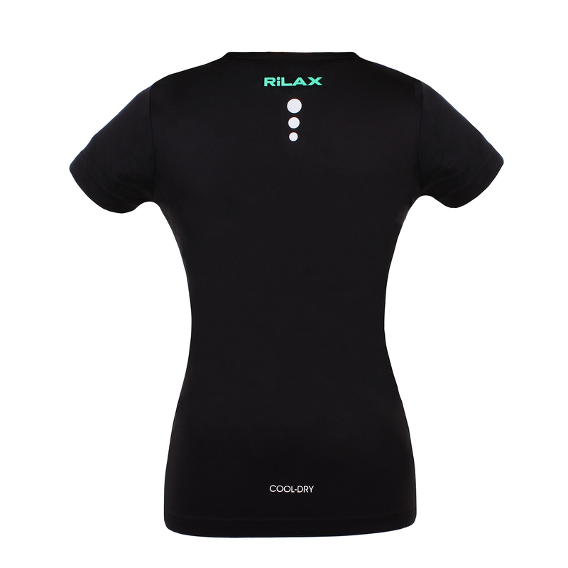 Damen Funktions-T-Shirt Rilax Hrama schwarz