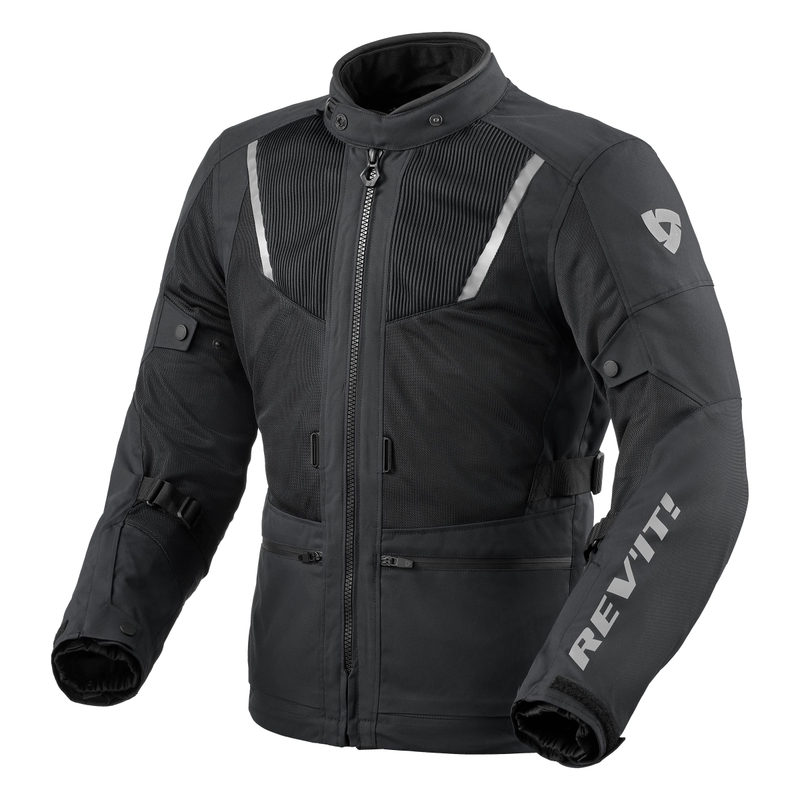 Revit Levante 2 H2O Motorradjacke schwarz