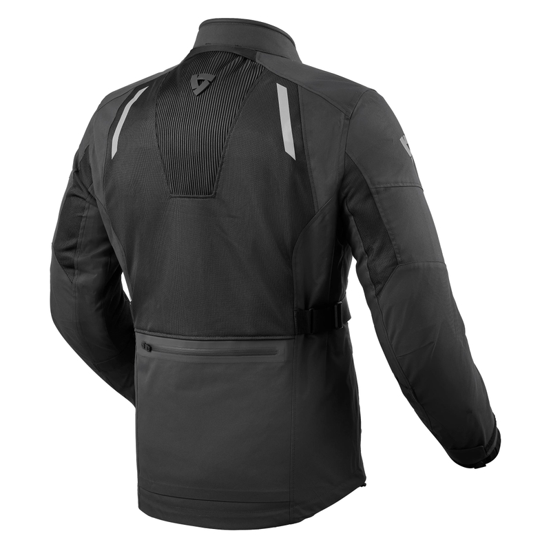 Revit Levante 2 H2O Motorradjacke schwarz