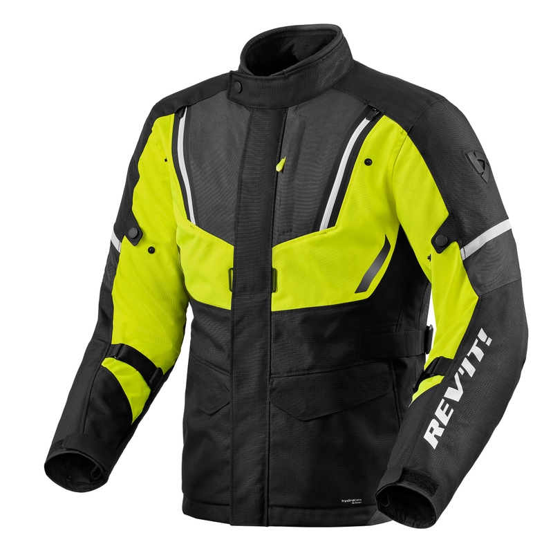 Motorradjacke Revit Move H2O schwarz-fluorgelb Ausverkauf