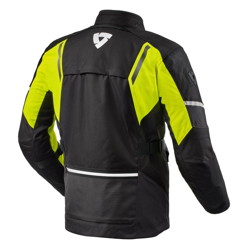 Motorradjacke Revit Move H2O schwarz-fluorgelb Ausverkauf