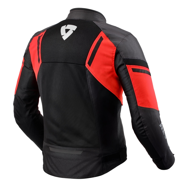 Revit GT-R Air 3 schwarz-fluorrote Motorradjacke