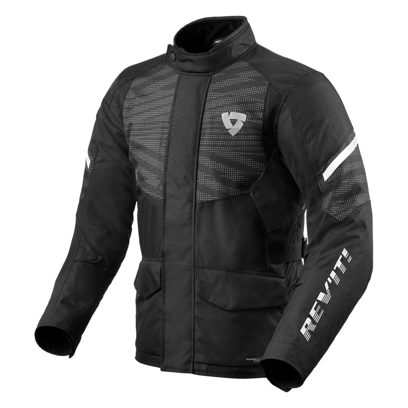 Revit Duke H2O Motorradjacke schwarz Ausverkauf