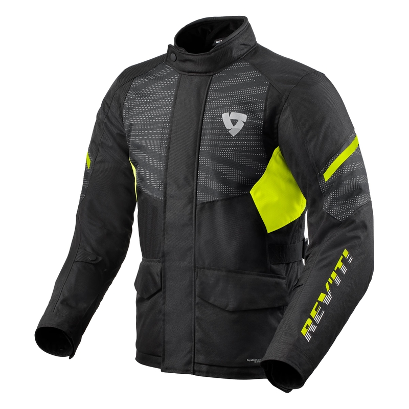 Motorradjacke Revit Duke H2O schwarz-fluorgelb Ausverkauf