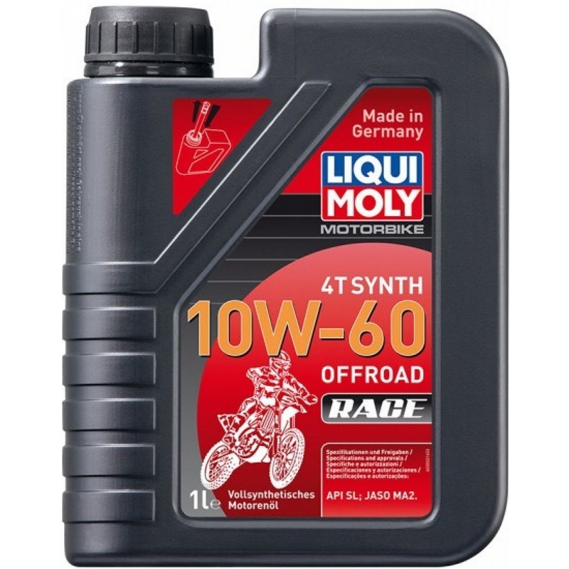 Motoröl LIQUI MOLY Motorbike 4T Synth 10W60 Offroad Race 1 l