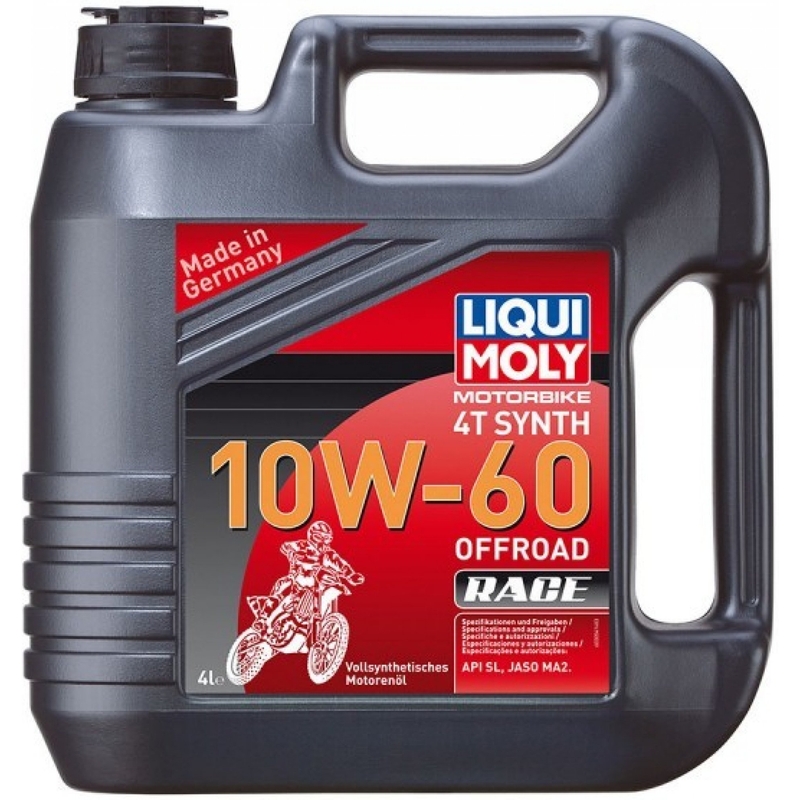 Motoröl LIQUI MOLY Motorbike 4T Synth 10W60 Offroad Race 4 l