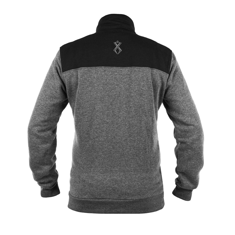 Herren Rilax Nerr Sweatshirt schwarz-grau Ausverkauf