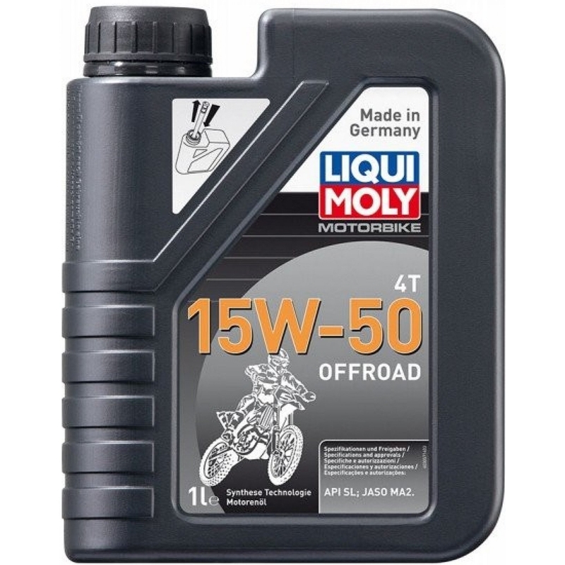 Motoröl LIQUI MOLY Motorbike 4T 15W50 Offroad 1 l