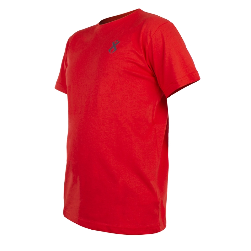 Herren-T-Shirt Rilax Morik rot Ausverkauf