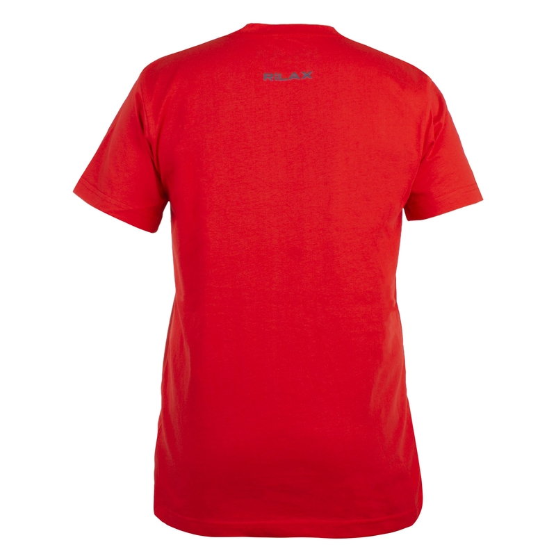 Herren-T-Shirt Rilax Morik rot Ausverkauf