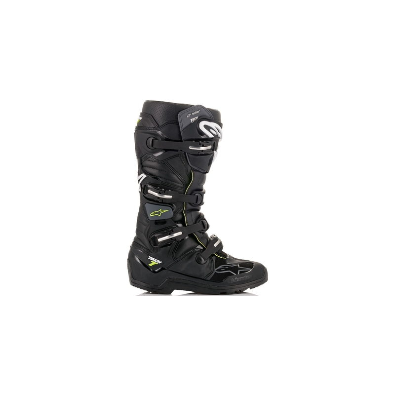 Motorradstiefel Alpinestars Tech 7 Enduro Drystar Schwarz-Grau-Neongelb