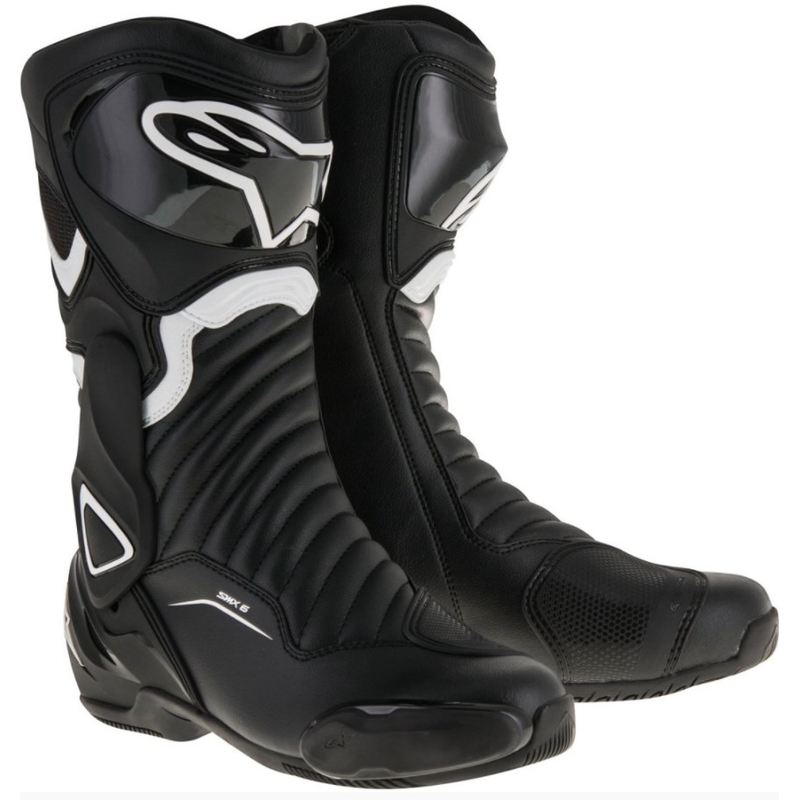 Alpinestars S-MX 6 Motorradstiefel schwarz-weiß