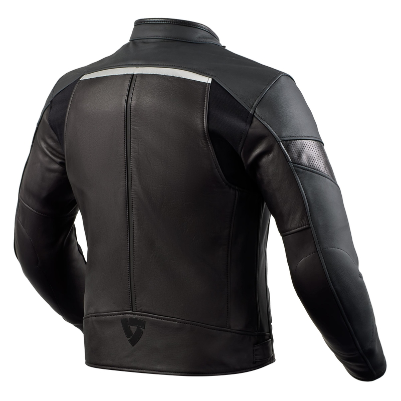 Revit Mile Motorradjacke schwarz und rot Ausverkauf