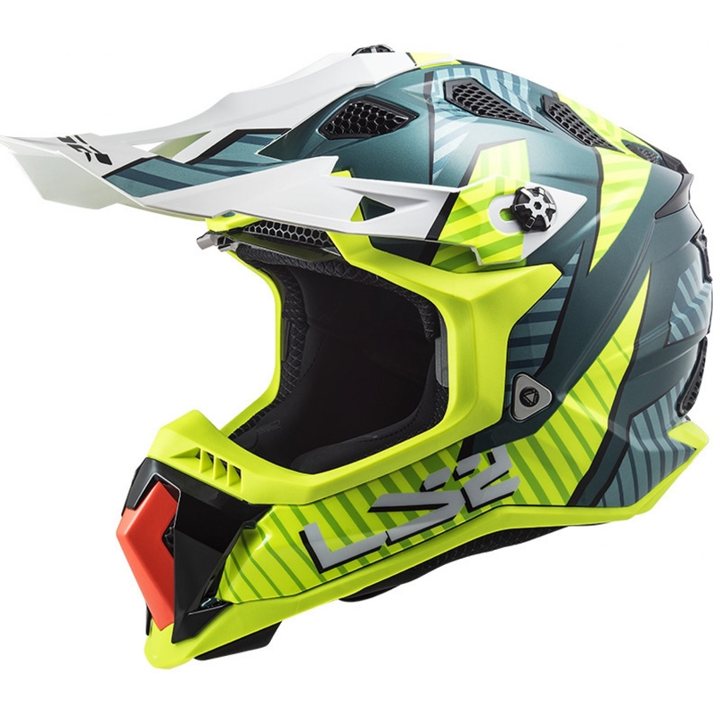Motocross Helm LS2 MX700 Subverter EVO Astro grün-fluo gelb