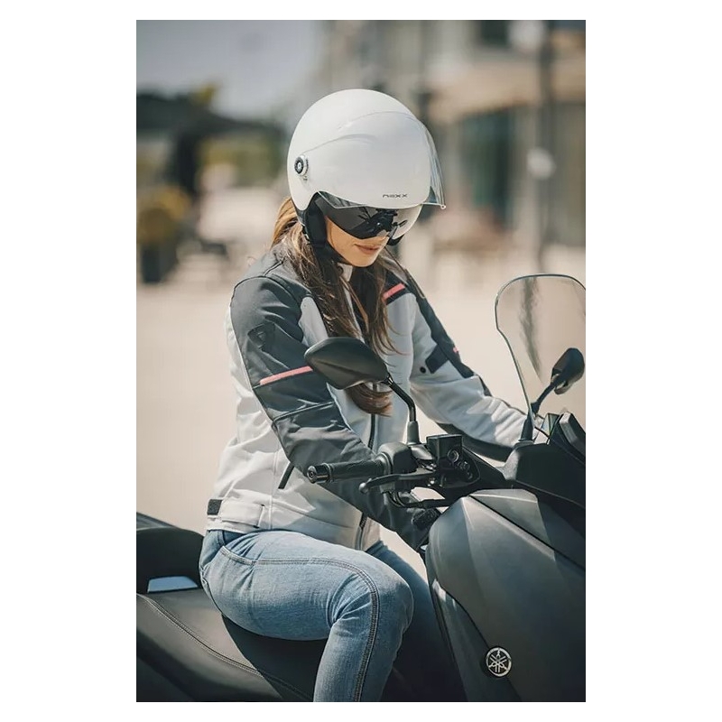 Offener Motorradhelm NEXX SX.60 Nova weiß Ausverkauf