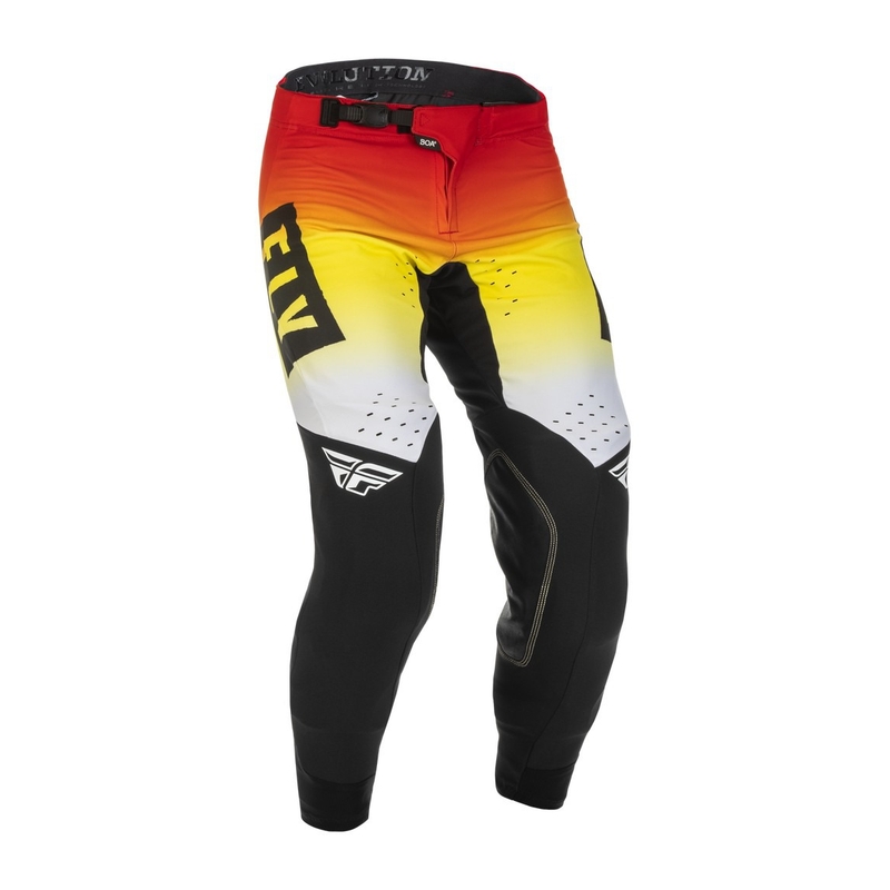 Motocross-Hose FLY Racing Evolution DST 2022 rot-gelb-schwarz