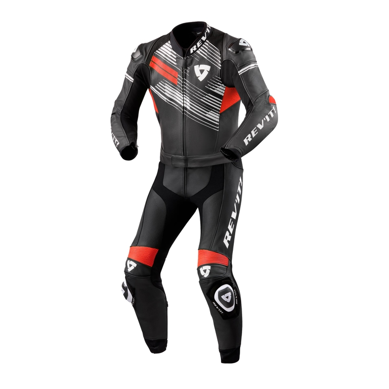 Revit Apex Motorradoverall schwarz und rot Ausverkauf