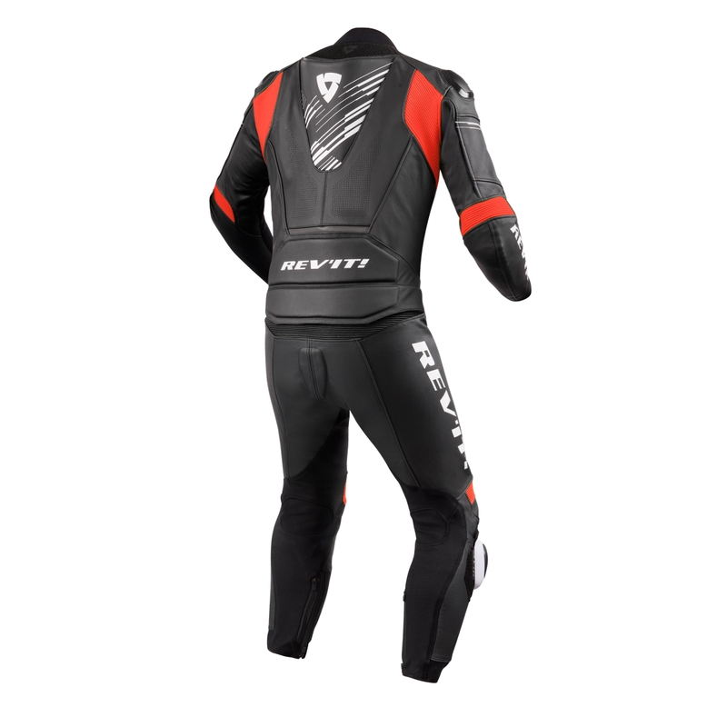 Revit Apex Motorradoverall schwarz und rot Ausverkauf