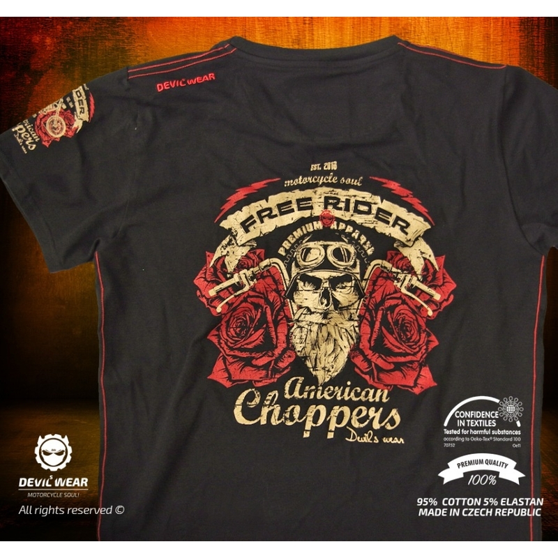 Herrenhemd Devils Wear - Free Rider American Choppers