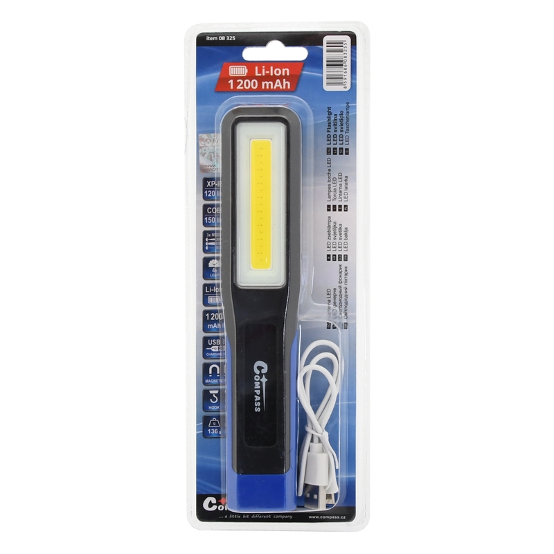 Montage LED-Taschenlampe Kompass 150 lm