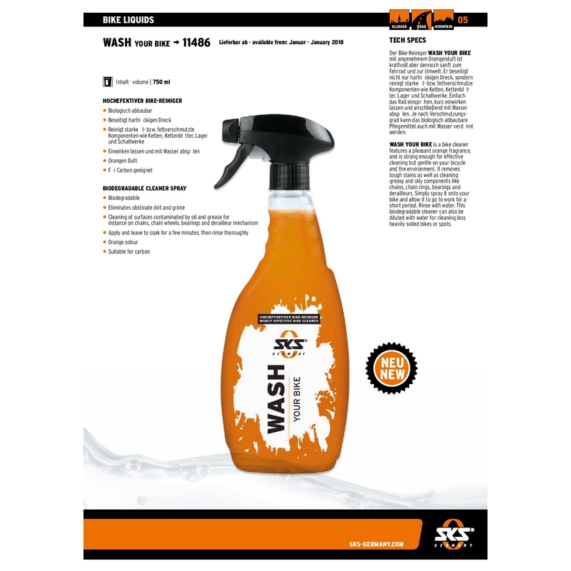 SKS Wasch dein Fahrrad 750ml Ausverkauf