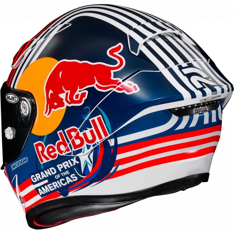 HJC RPHA 1 Redbull Austin GP MC21 Integral Motorradhelm Ausverkauf