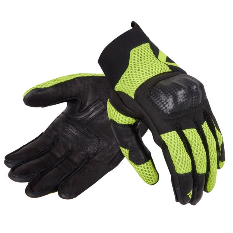 Damen Motorradhandschuhe Rebelhorn Gap III schwarz-fluo gelb Ausverkauf