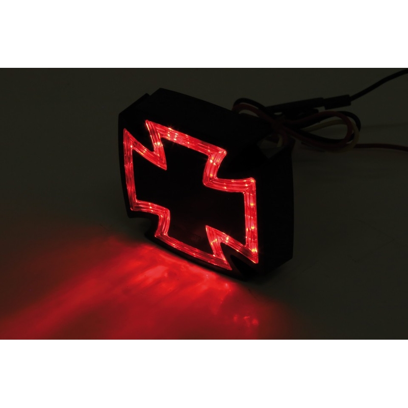 Universal LED Rücklicht Highsider Gothic Schwarz Ausverkauf