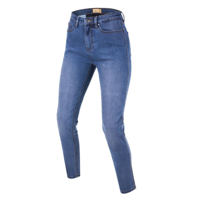 BROGER Florida II blaue Motorradjeans für Frauen