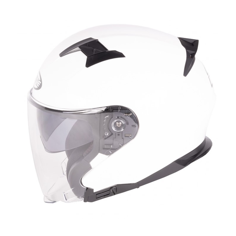 Ozone Square Open Motorradhelm Weiß