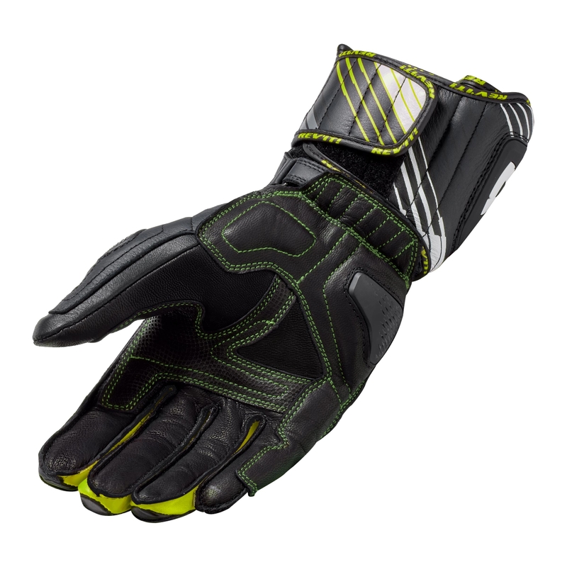 Motorradhandschuhe Revit Apex schwarz-fluo gelb Ausverkauf