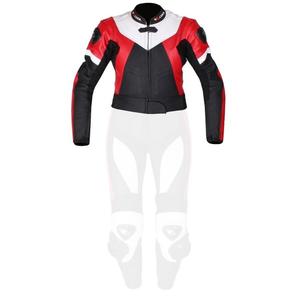 Damen Jacke Tschul 736 schwarz-weiß-rot Ausverkauf