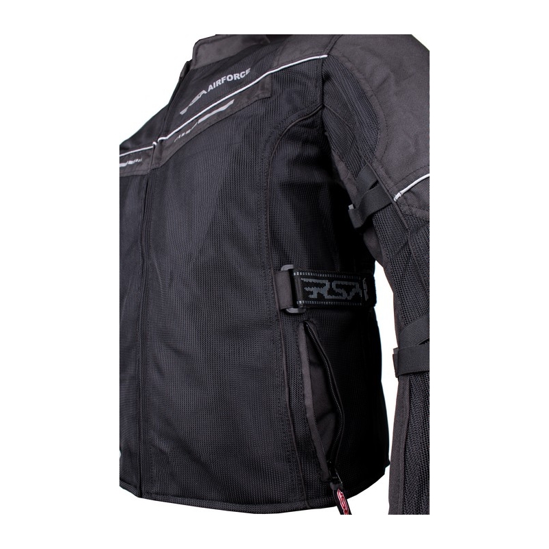 RSA Airforce Motorradjacke schwarz Ausverkauf