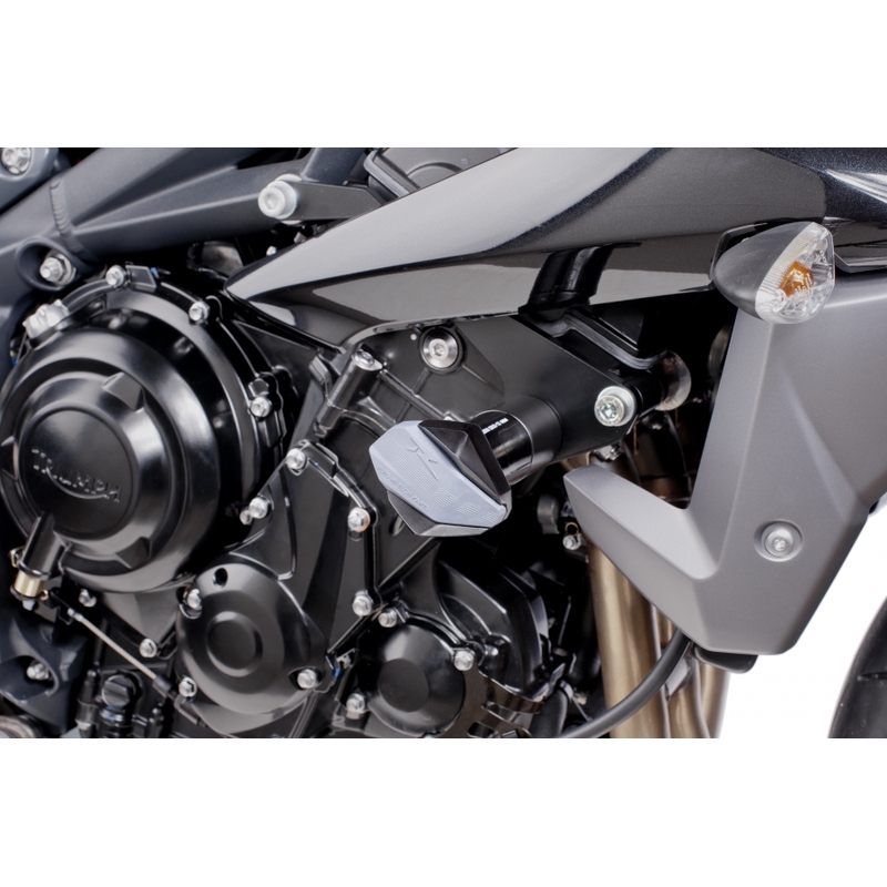Puig R12 - Triumph Street Triple, R schwarz