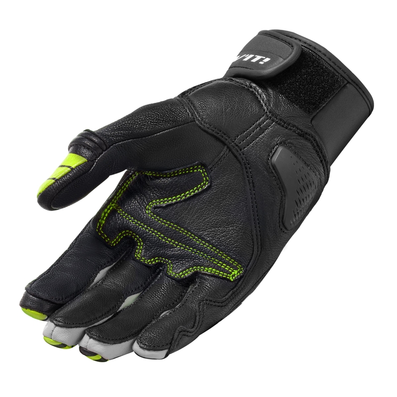Motorradhandschuhe Revit Energy schwarz-fluorgelb Ausverkauf