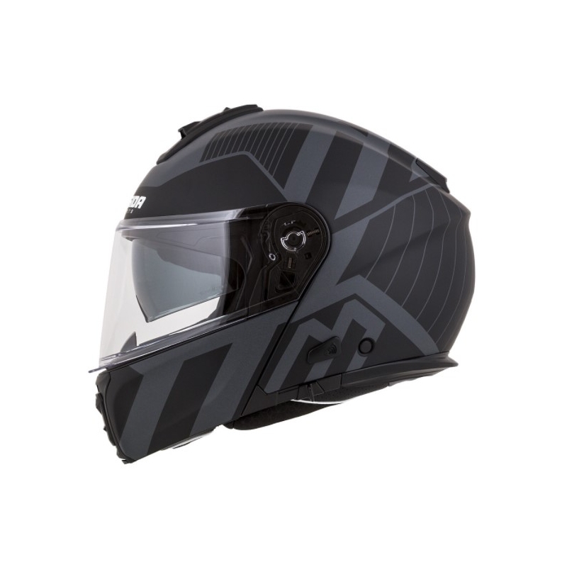 Cassida Modulo 2.0 Profil Vision Motorradhelm grau-schwarz