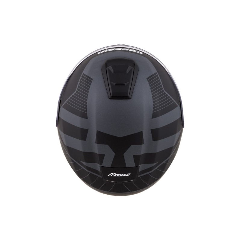 Cassida Modulo 2.0 Profil Vision Motorradhelm grau-schwarz