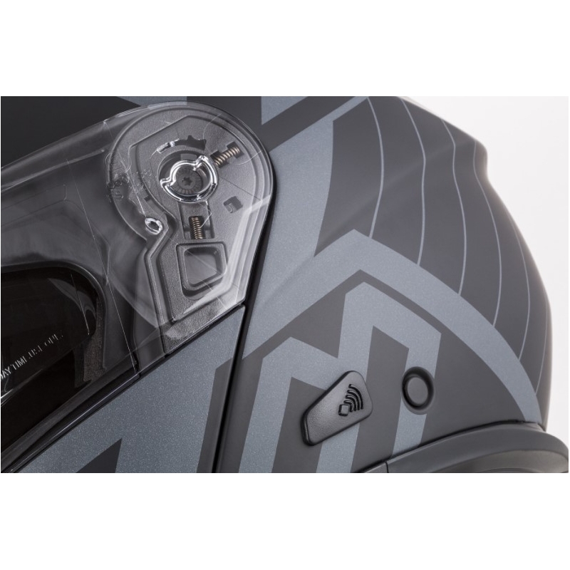 Cassida Modulo 2.0 Profil Vision Motorradhelm grau-schwarz