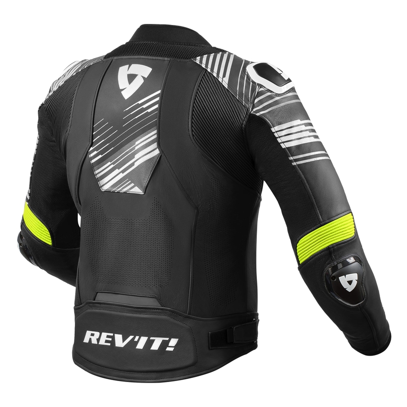 Revit Apex schwarz-fluorgelbe Motorradjacke Ausverkauf