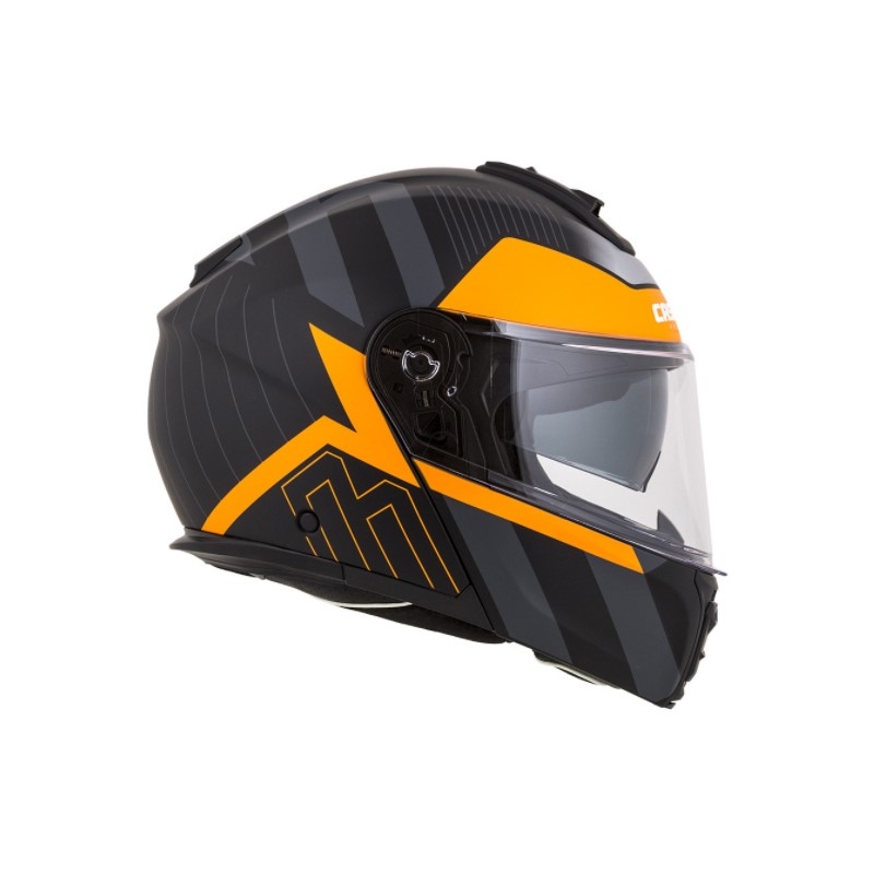 Cassida Modulo 2.0 Profil schwarz-grau-orange klappbarer Motorradhelm Ausverkauf