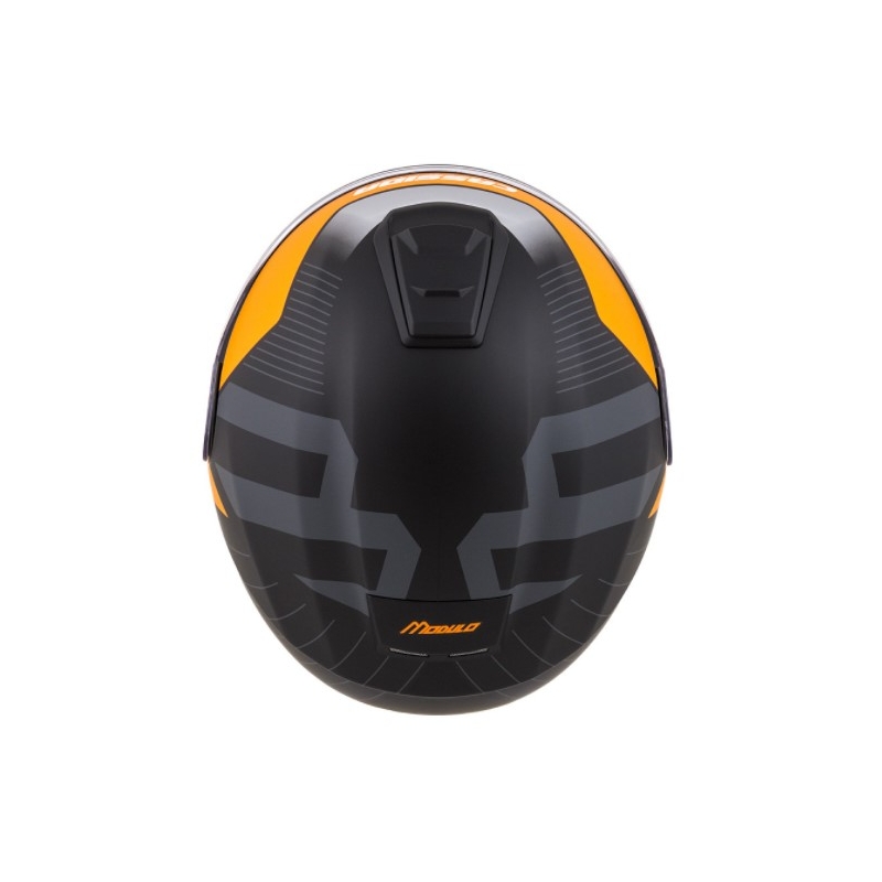 Cassida Modulo 2.0 Profil schwarz-grau-orange klappbarer Motorradhelm Ausverkauf